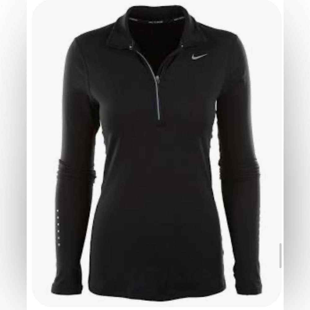 Nike Black Dri-FIT half zip